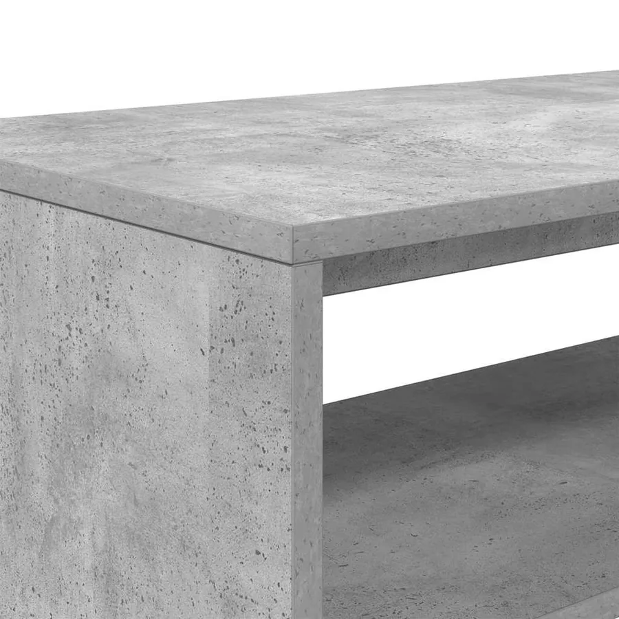 Meuble TV Gris cement 80 x 40 x 40 cm Aggloméré - 8