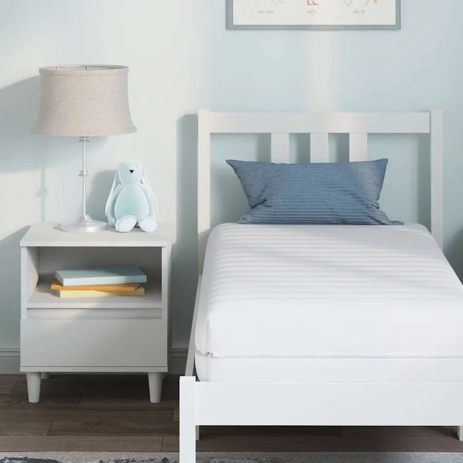 Matelas Blanc 60 x 120 cm Ressort ensaché - 6