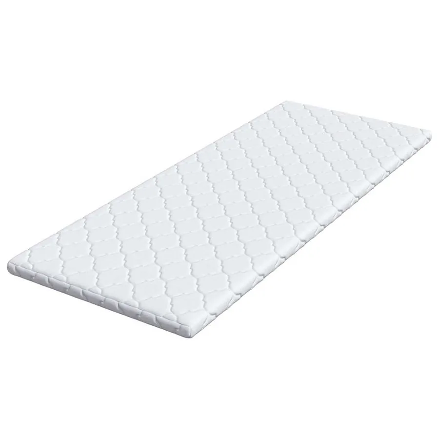 Surmatelas en Coco Blanc 70 x 200 cm Tissu jacquard - 4