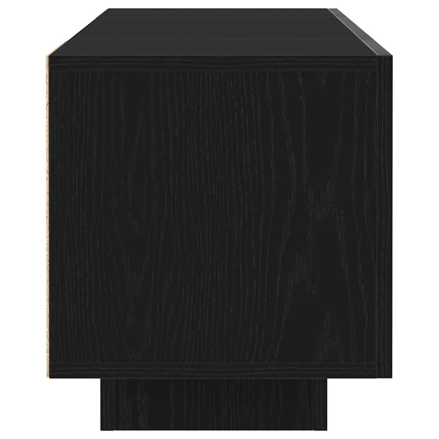 Meuble TV Noir 160 x 35 x 40 cm Bois d'ingénierie - 9
