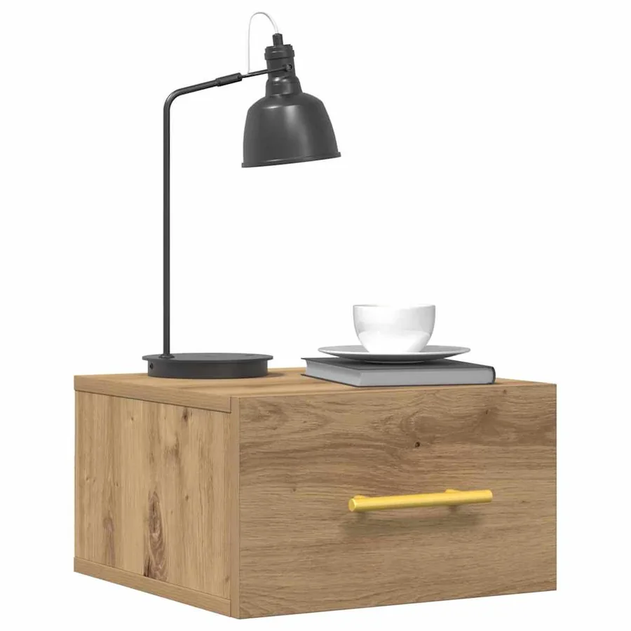 Cabinet de chevet 2 pc 35 x 35 x 20 cm Bois d'ingénierie - 3