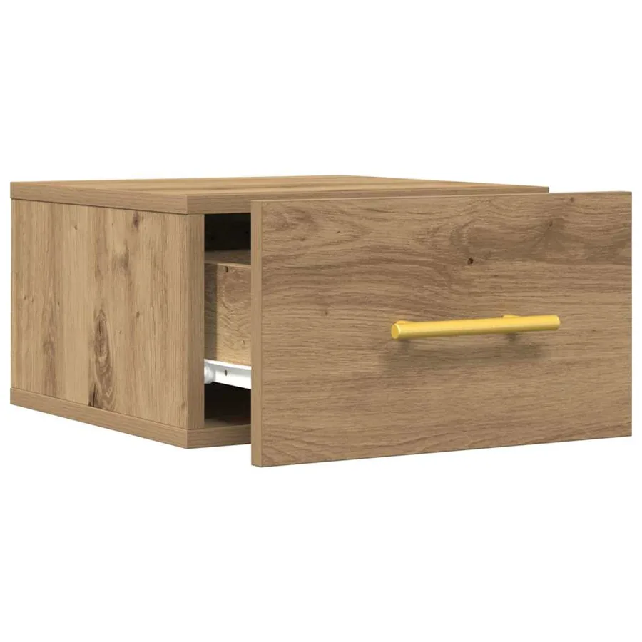 Cabinet de chevet 2 pc 35 x 35 x 20 cm Bois d'ingénierie - 5