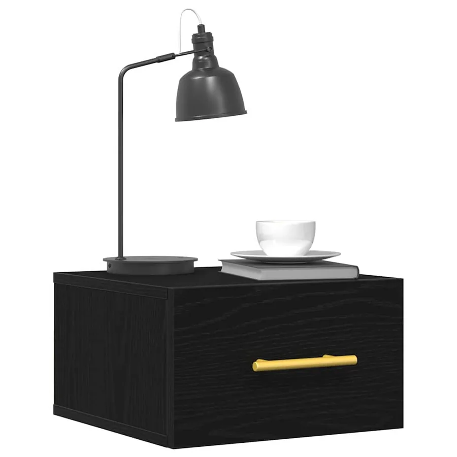 Cabinet de chevet 2 pcs Chêne noir 35 x 35 x 20 cm - 3