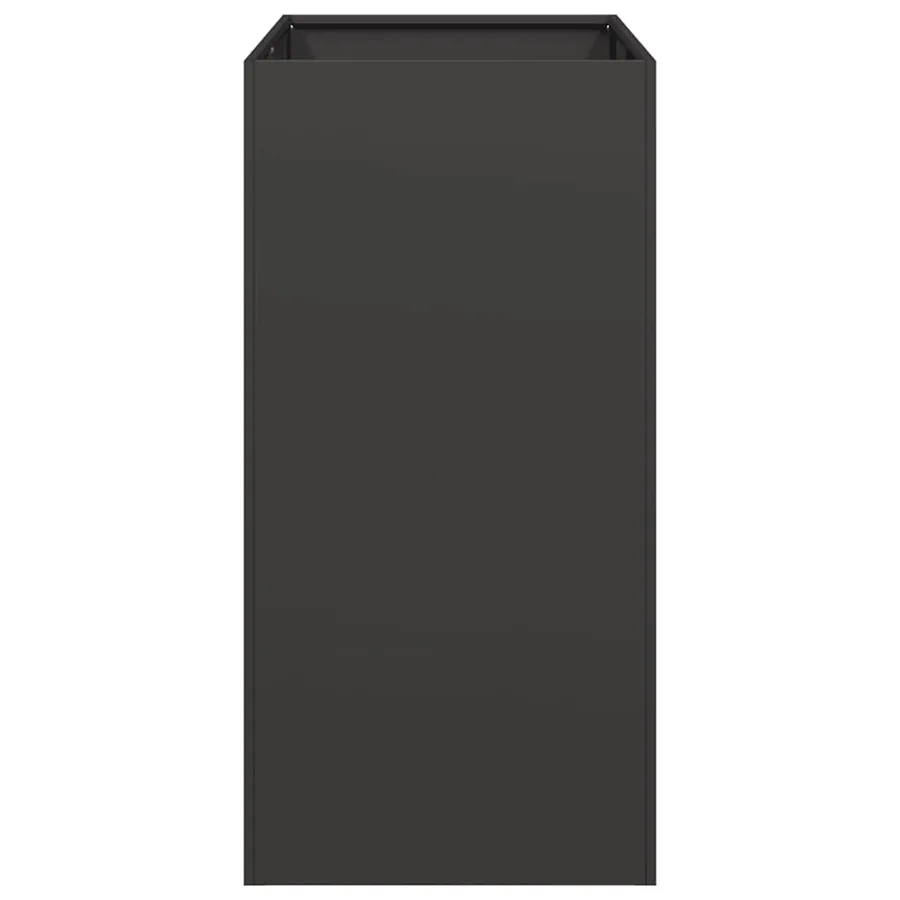 Jardinière noir 40x80x80 cm acier - 4
