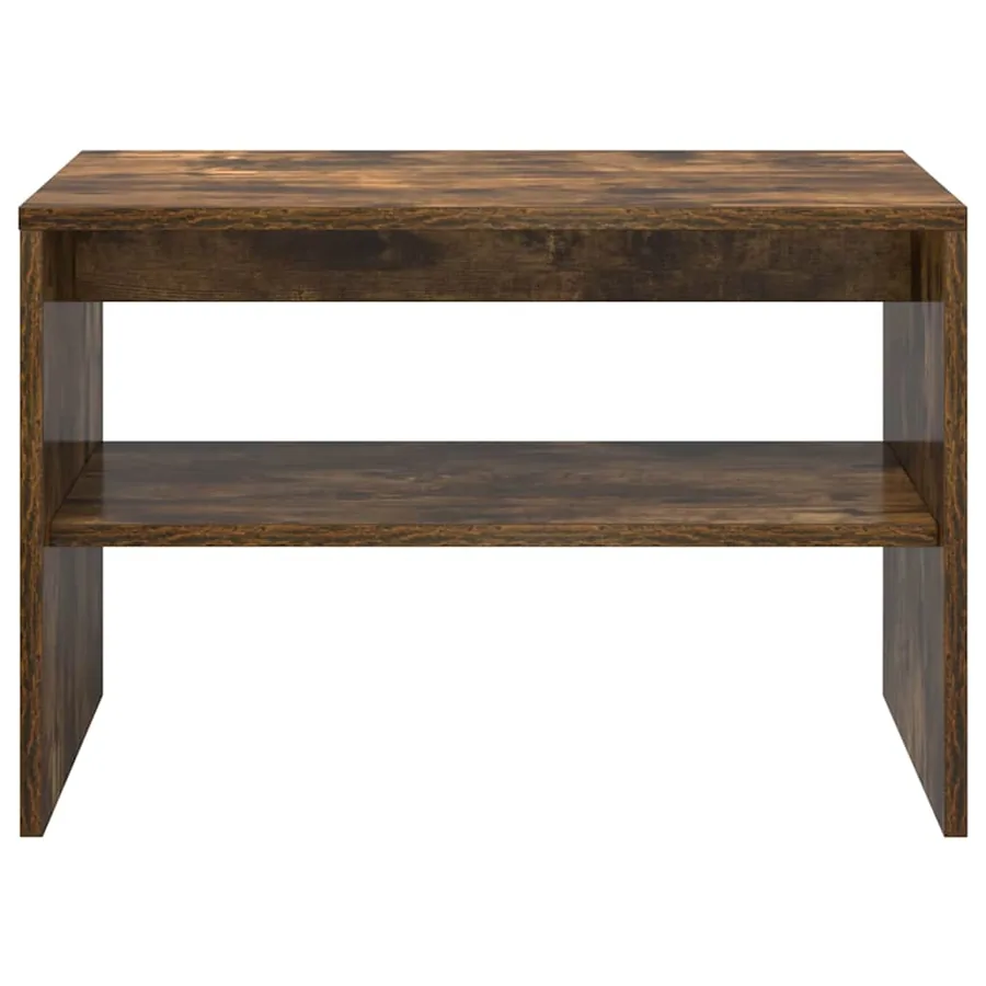 Meuble TV chêne fumé 60x40x40 cm bois d'ingénierie - 5