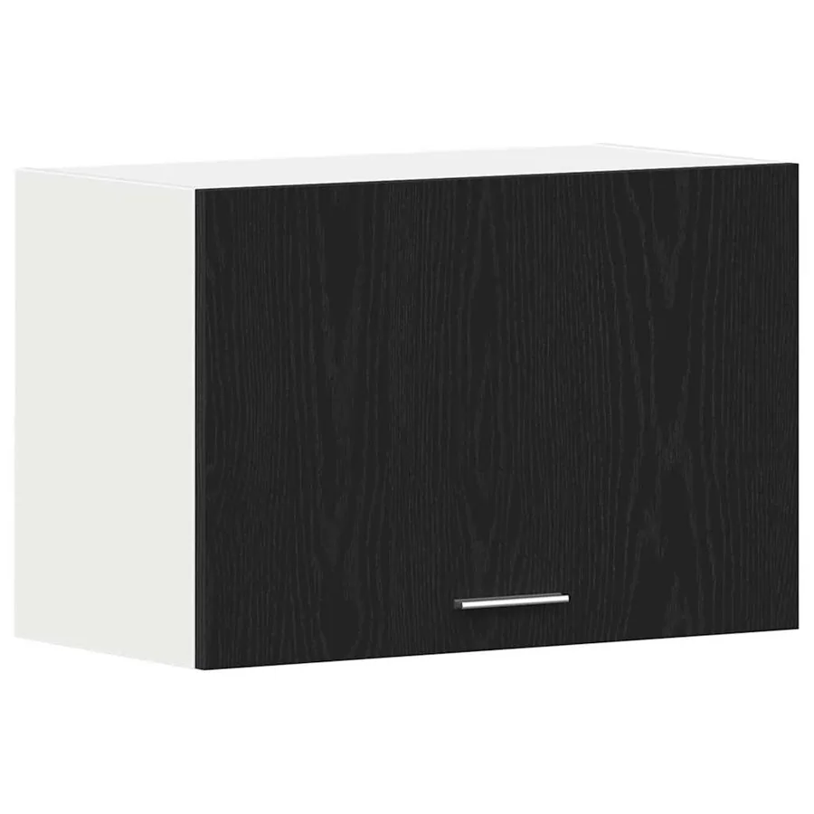 Armoire suspendue Montage mural Lyon Chêne noir 60 x 31 x 40 cm - 2