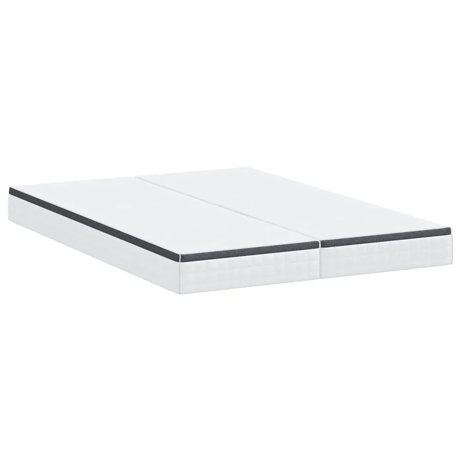Matelas 2 pcs Blanc et Gris 70 x 190 cm Printemps Bonell - 6