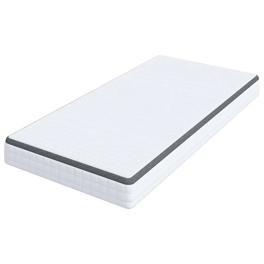 Matelas Blanc et Gris 100 x 200 cm Printemps Bonell - 4