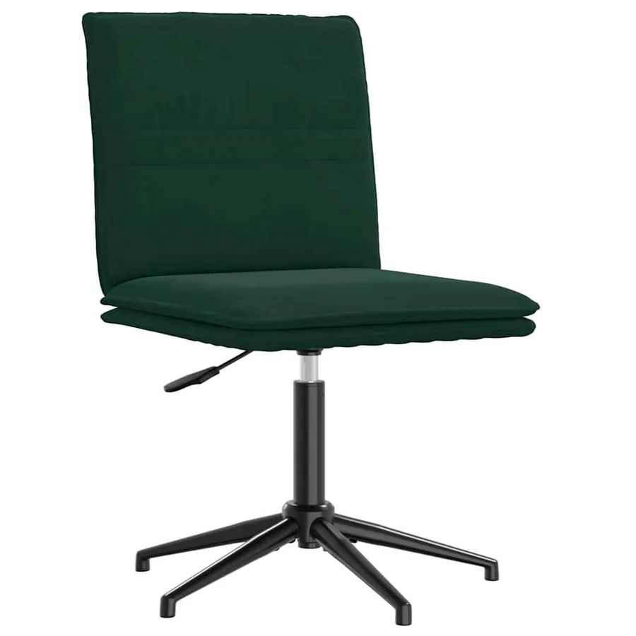 Chaises à manger lot de 2 Vert foncé Velours - 3