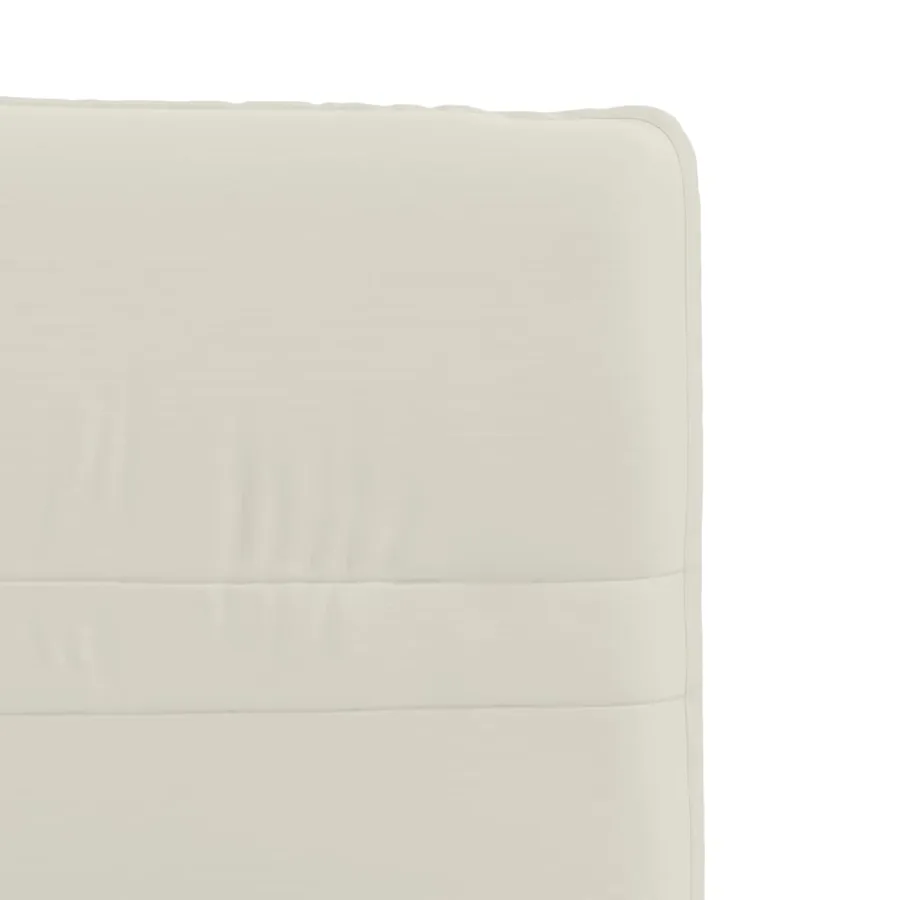 Chaises à manger lot de 2 Crème Velours - 7
