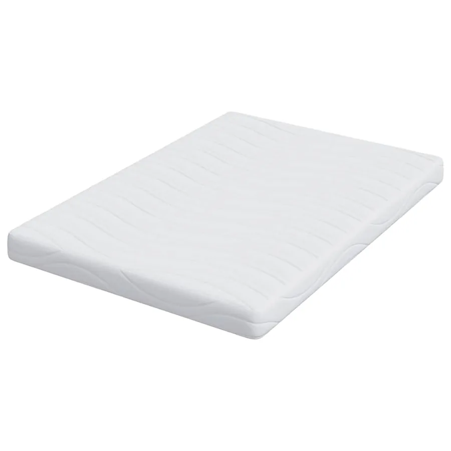 Matelas Blanc 160 x 200 cm Tissu jacquard - 5