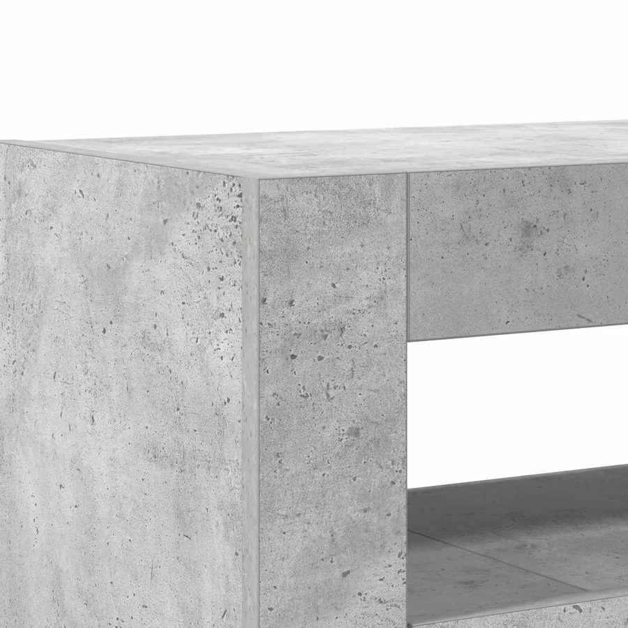 Buffet Gris béton 116 x 30 x 75 cm Bois d'ingénierie - 10