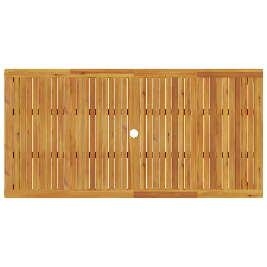 Ensemble de salle à manger pour jardin 7 pcs Marron - 10
