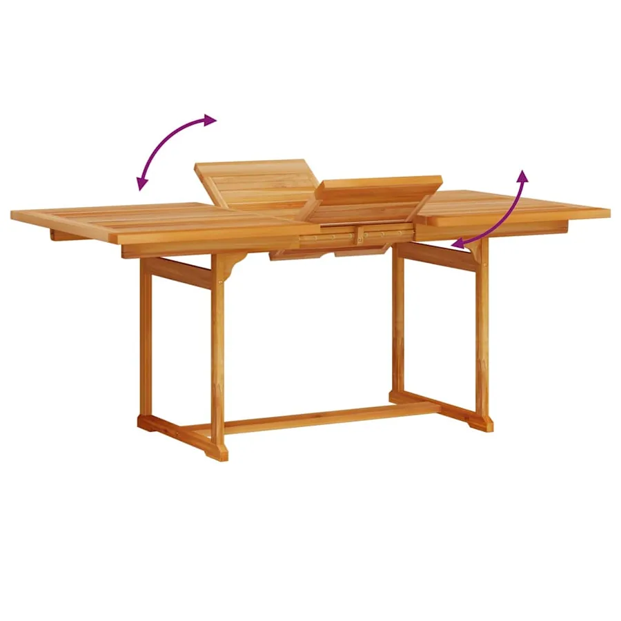 Ensemble de salle à manger pour jardin 5 pcs Marron - 12