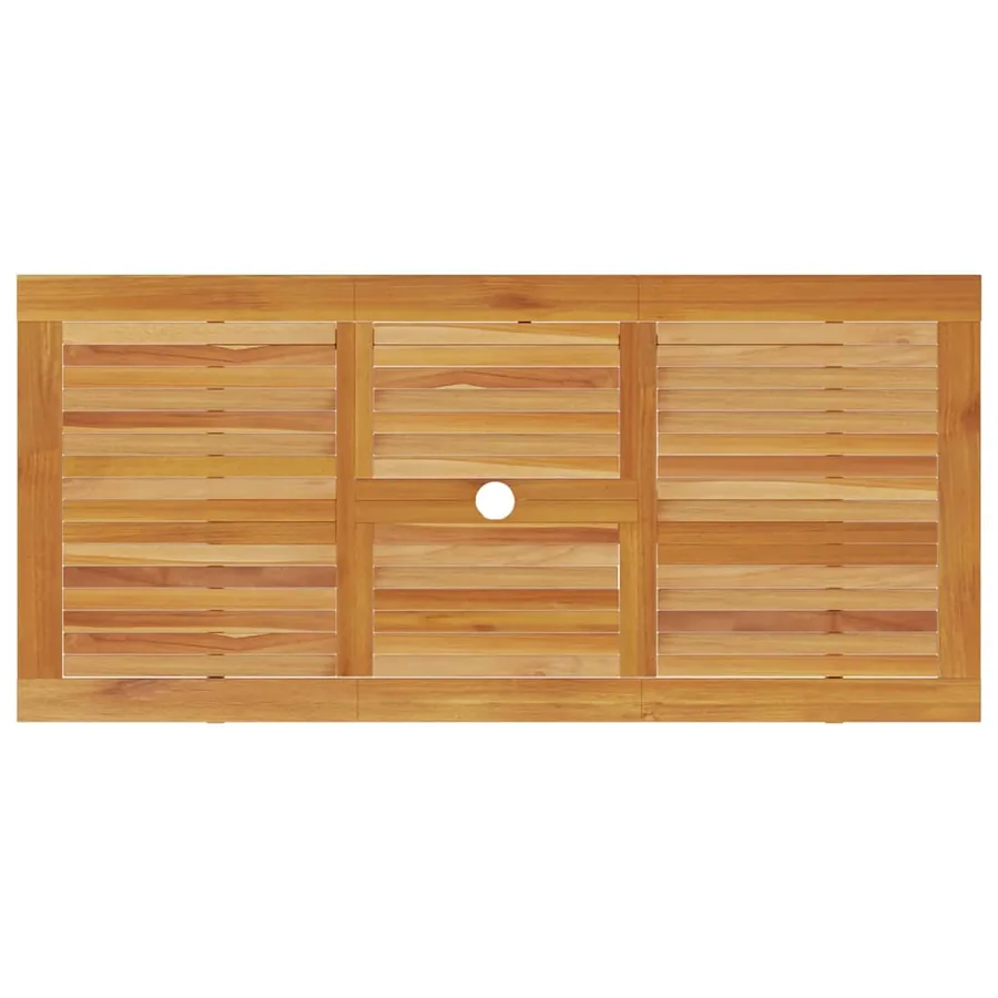 Ensemble de salle à manger pour jardin 5 pcs Marron - 8