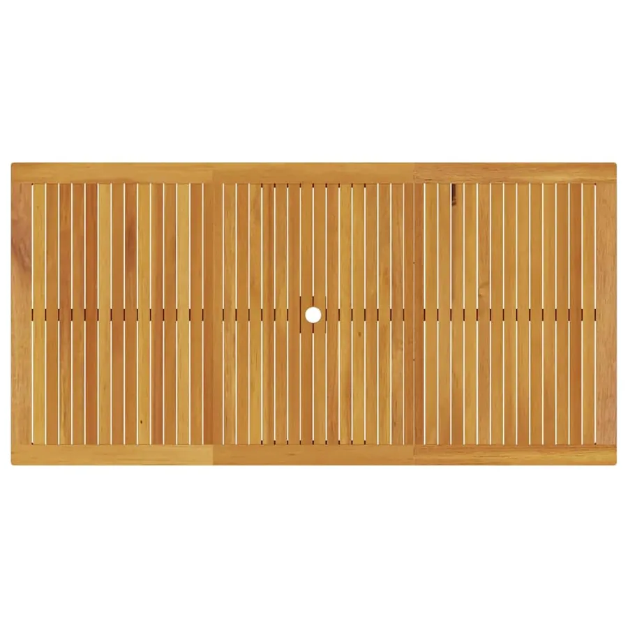 Ensemble de salle à manger pour jardin 7 pcs Marron - 10