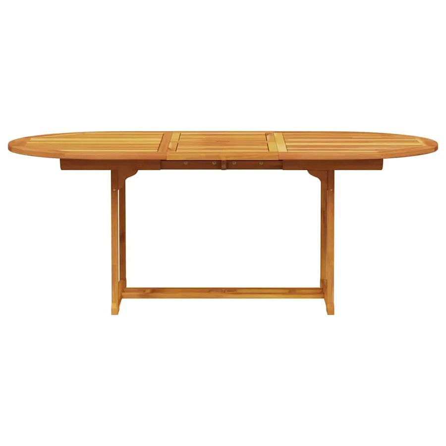 Ensemble de salle à manger pour jardin 7 pcs Marron - 9
