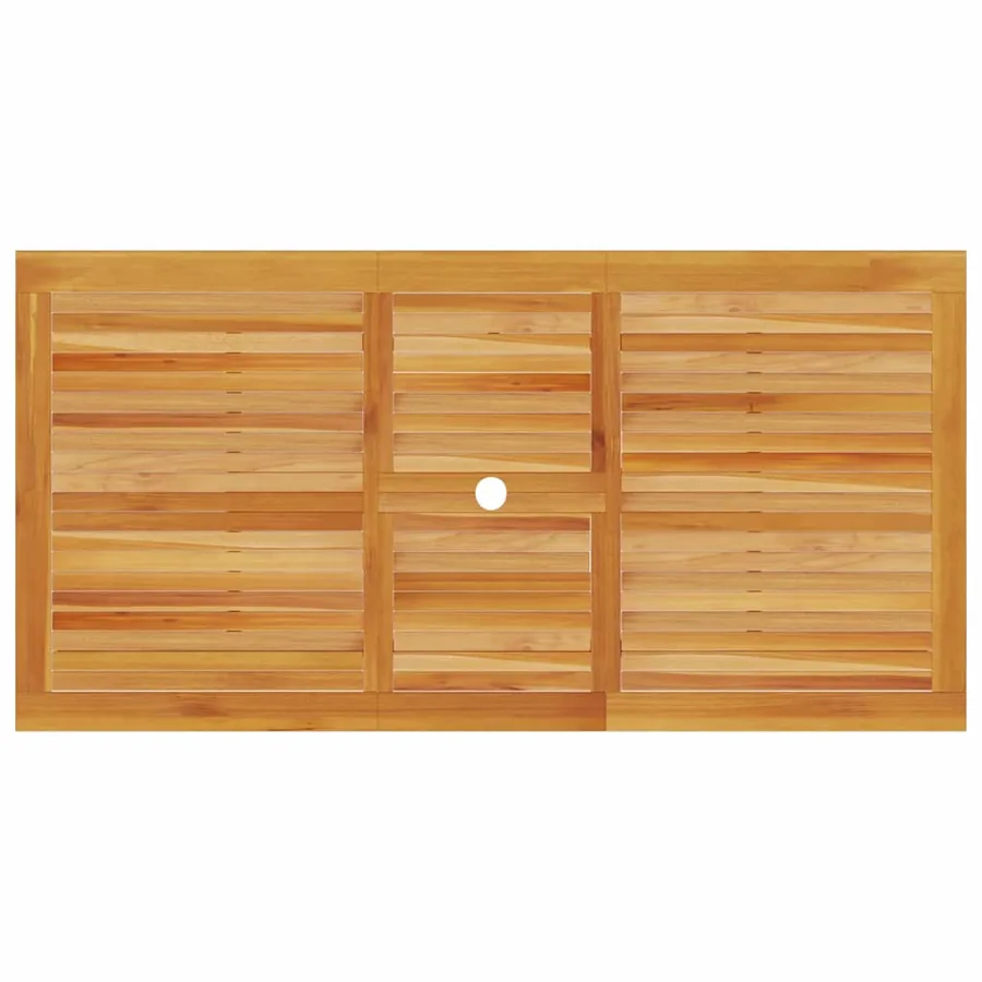 Ensemble de salle à manger pour jardin 7 pcs Marron - 8