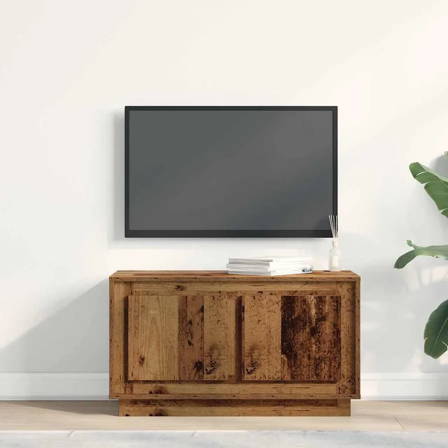 Meuble TV Bois ancien 80 x 35 x 45 cm Bois d'ingénierie - 4