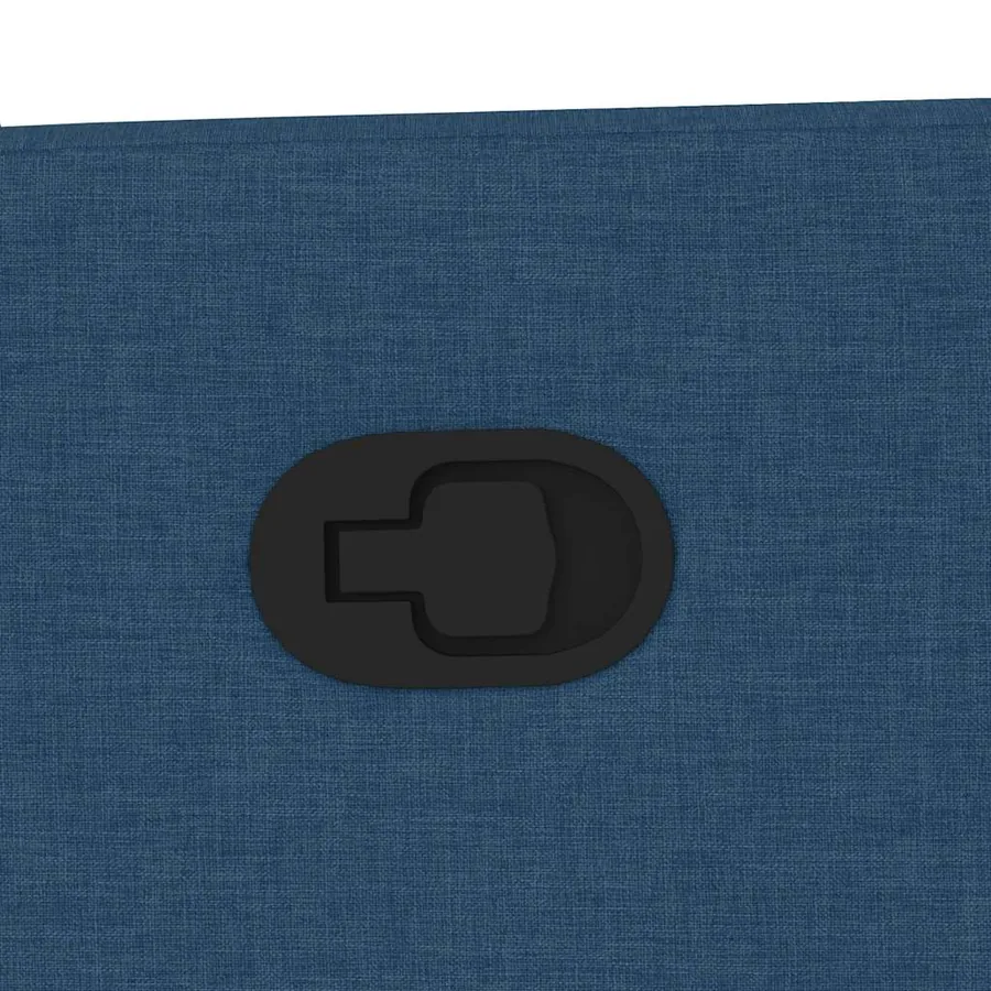 Fauteuil de massage inclinable Bleu Tissu - 12