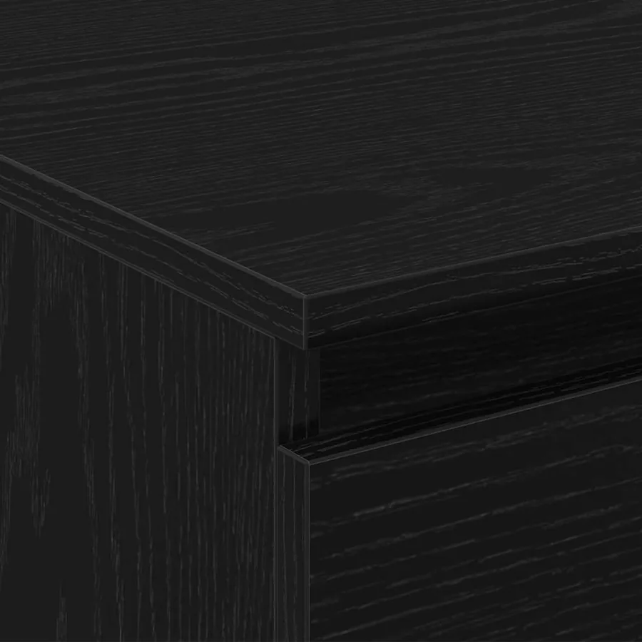 Table basse Chêne noir 90 x 50 x 36,5 cm Bois d'ingénierie - 10