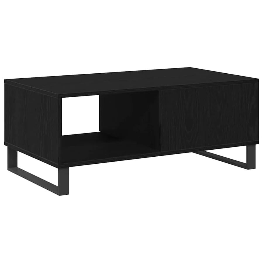 Table basse Chêne noir 90 x 50 x 36,5 cm Bois d'ingénierie - 6