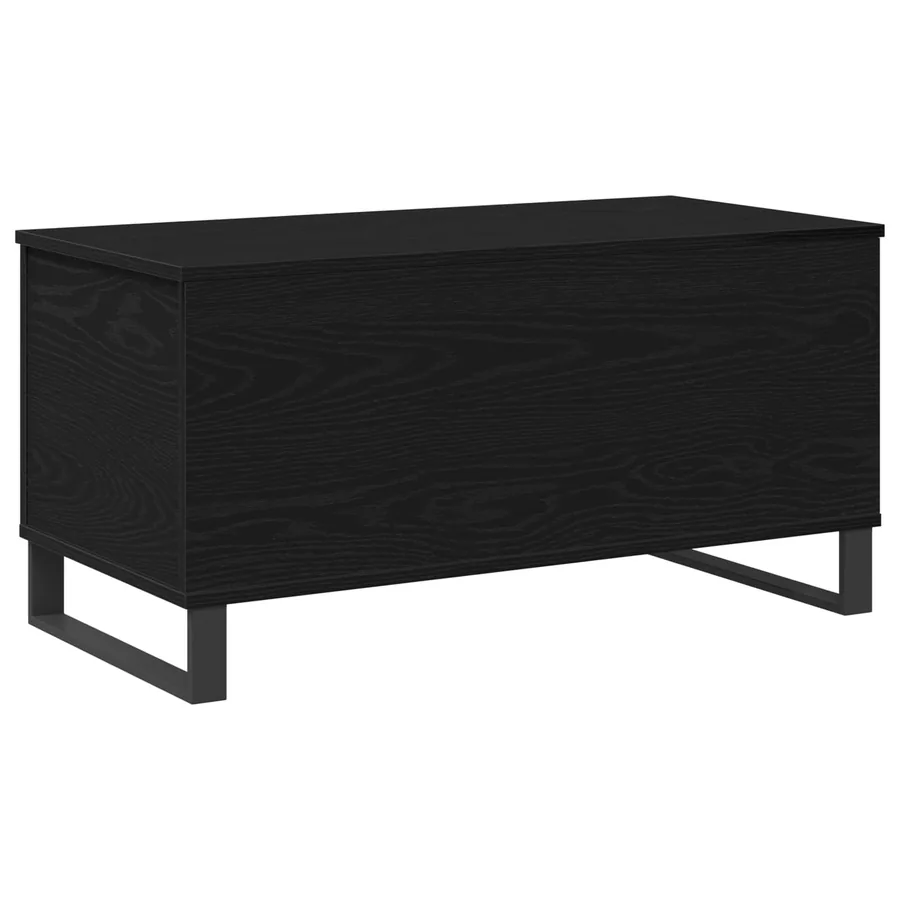 Table basse Chêne noir 90 x 44,5 x 45 cm Bois d'ingénierie - 6