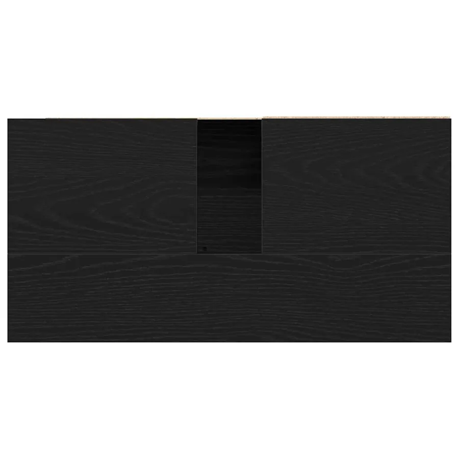 Cabinet de salle de bain avec tiroir Chêne noir 65 x 33 x 60 cm - 9