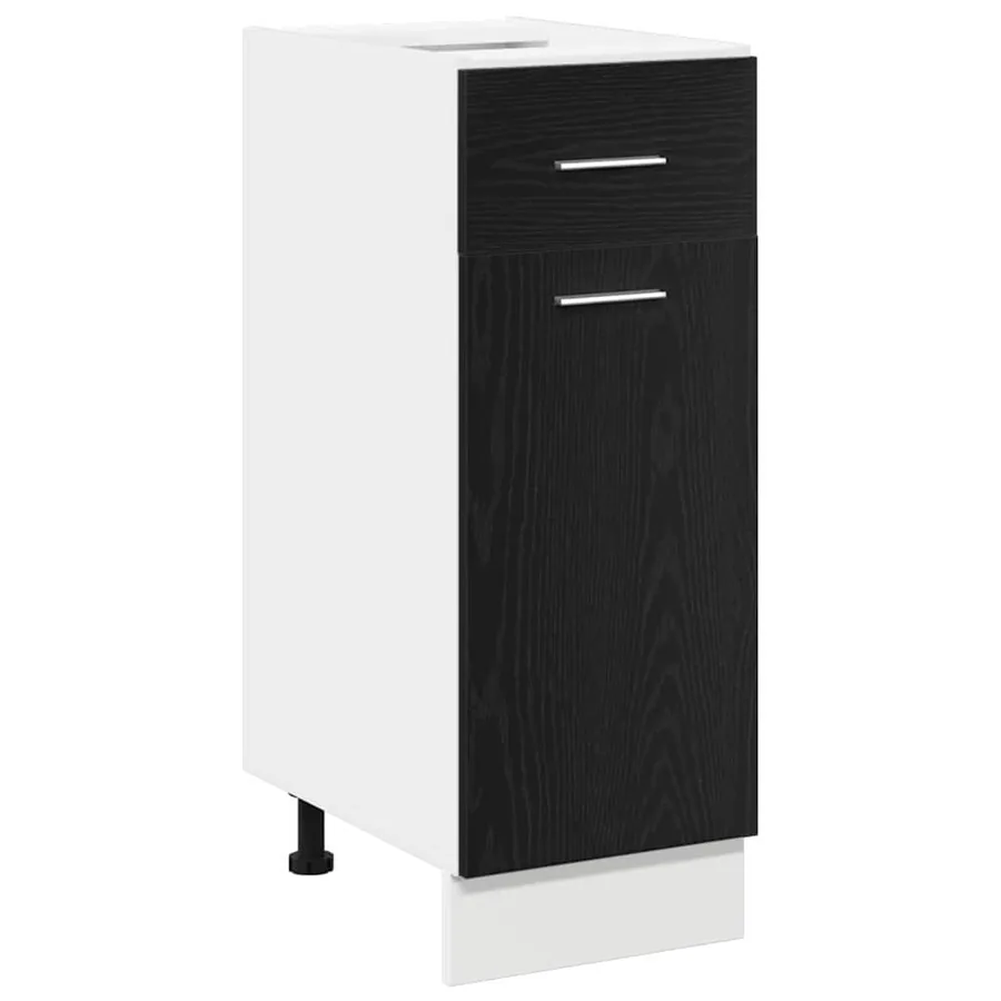 Armoire suspendue avec tiroir Chêne noir 30 x 46 x 81,5 cm - 2