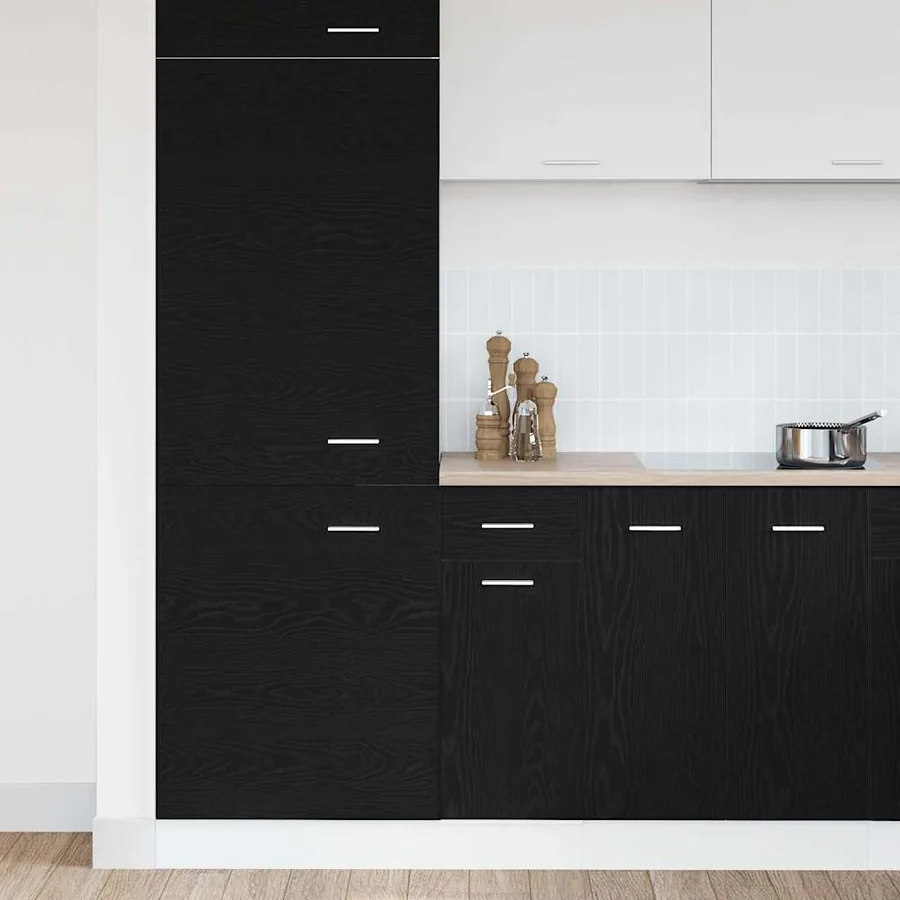 Armoire suspendue avec tiroir Chêne noir 30 x 46 x 81,5 cm - 4