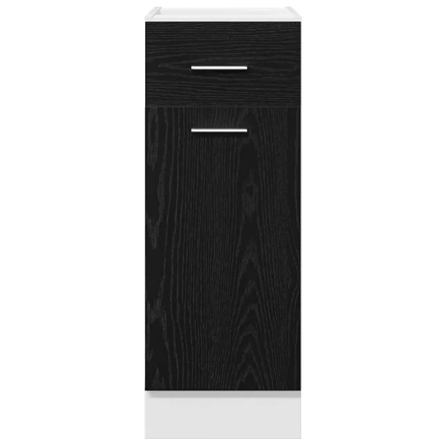 Armoire suspendue avec tiroir Chêne noir 30 x 46 x 81,5 cm - 7