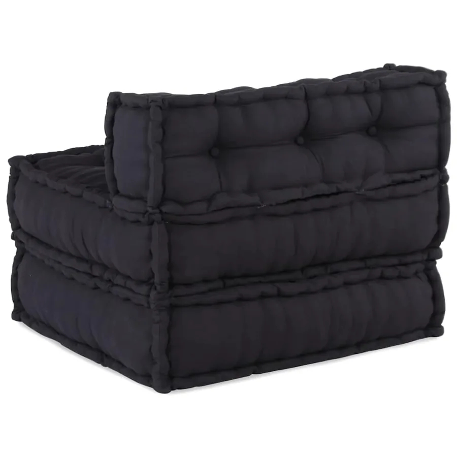 Canapé modulaire anthracite 70x70x54 tissu - 8