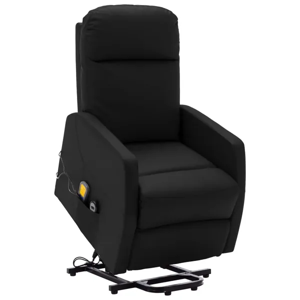 Fauteuil de massage Noir Similicuir