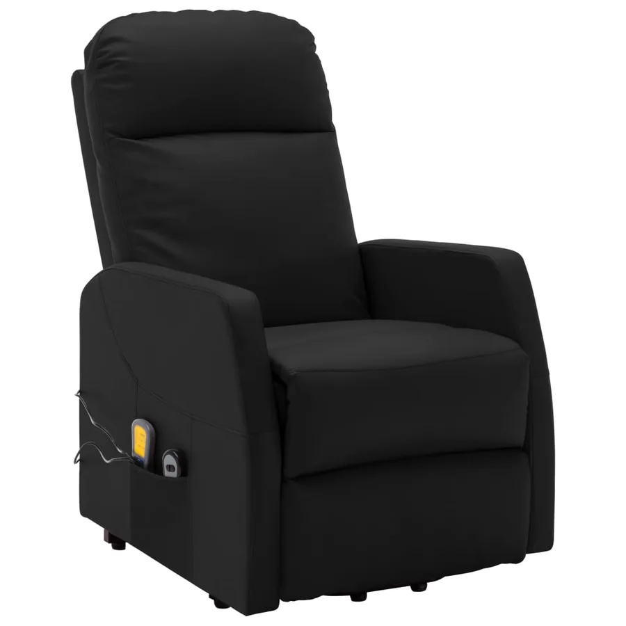 Fauteuil de massage Noir Similicuir - 2