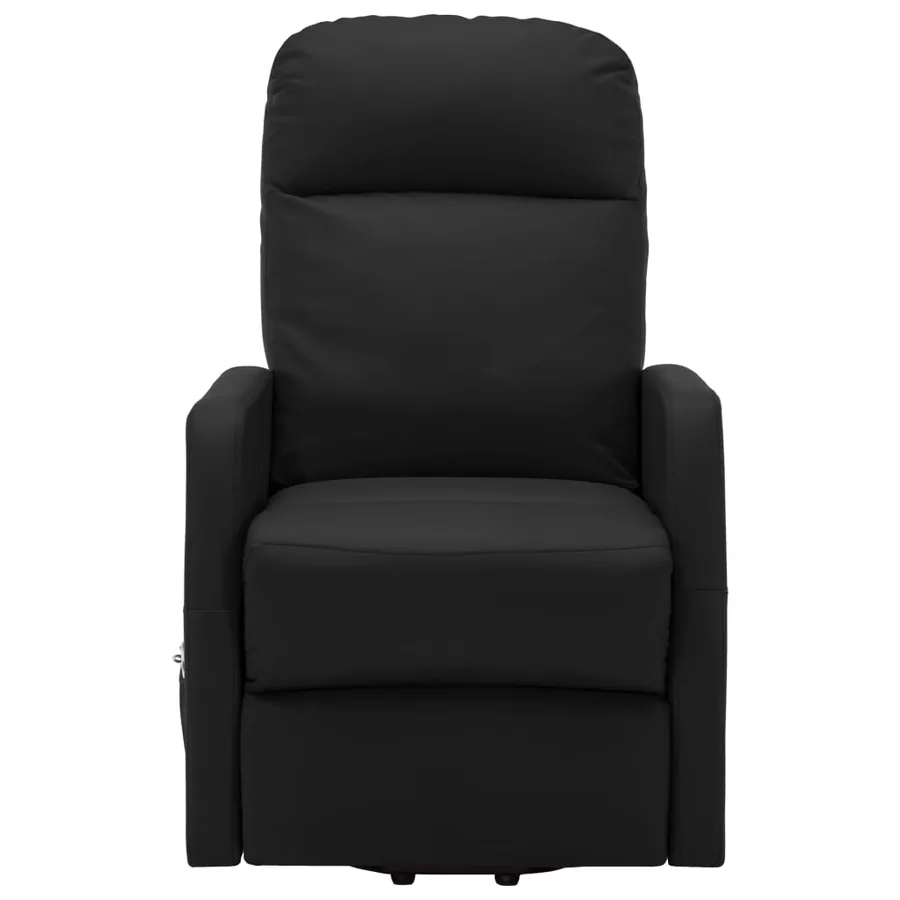 Fauteuil de massage Noir Similicuir - 3