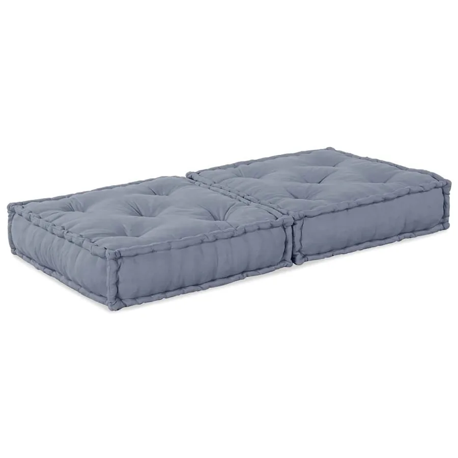 Unité de canapé modulaire Gris 70 x 70 x 36 cm Tissu - 5
