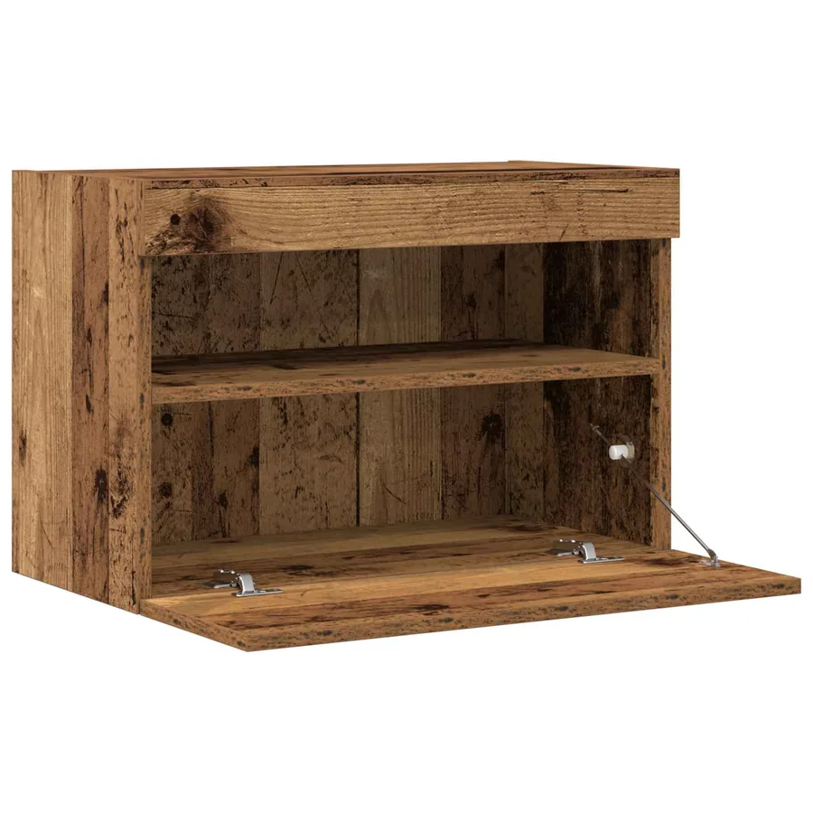 Meuble TV mural Bois ancien 60 x 30 x 40 cm Bois d'ingénierie - 7