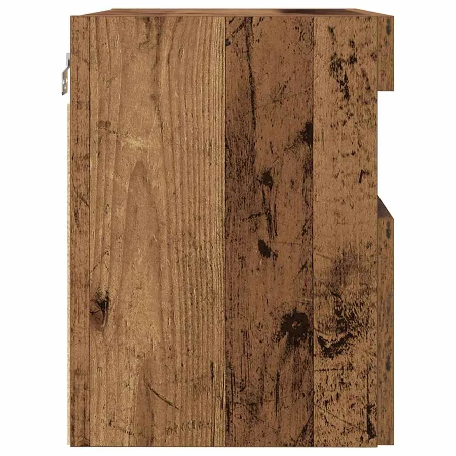 Meuble TV mural Bois ancien 60 x 30 x 40 cm Bois d'ingénierie - 8