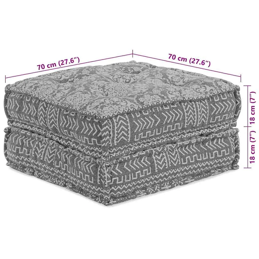 Unité de canapé modulaire 4 pcs Gris clair Tissu - 14