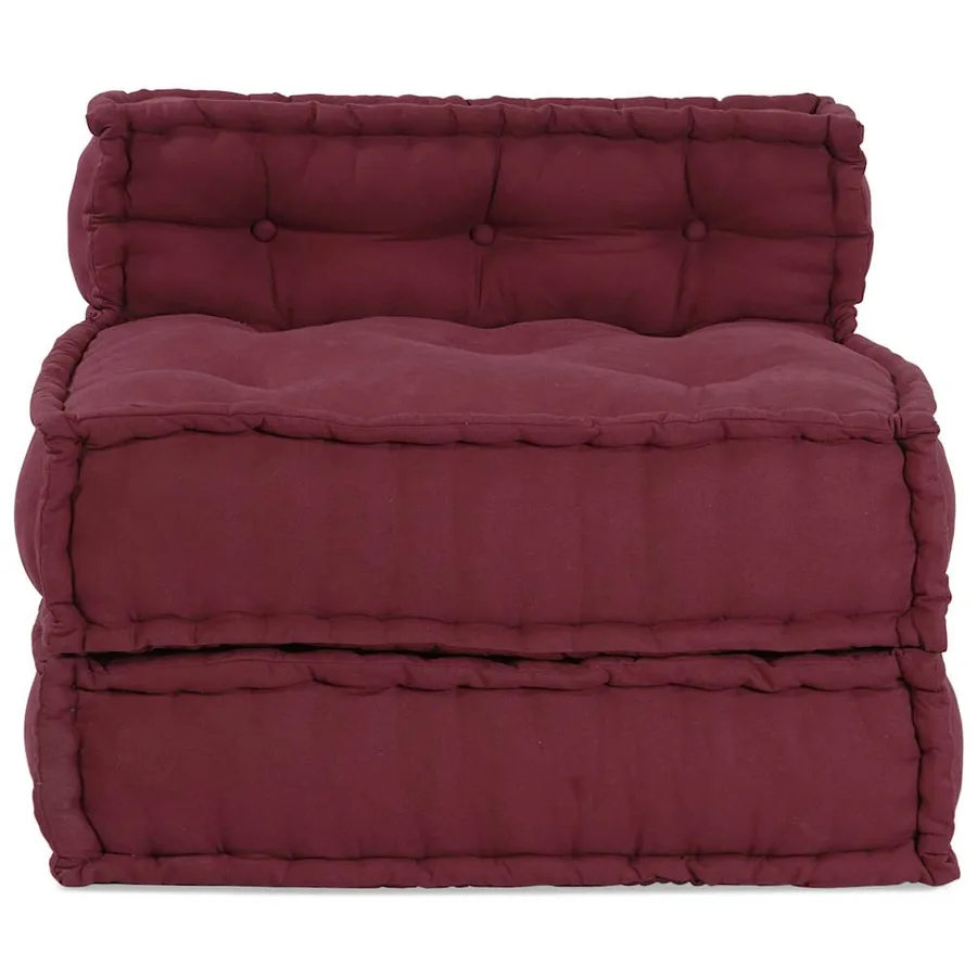 Canapé modulaire marron 70x70x54 tissu - 4