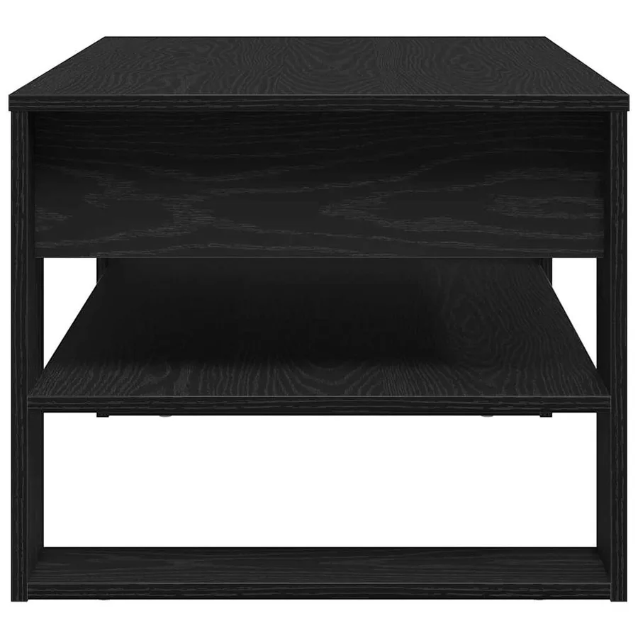 Table basse Chêne noir 102 x 55 x 45 cm Bois d'ingénierie - 7