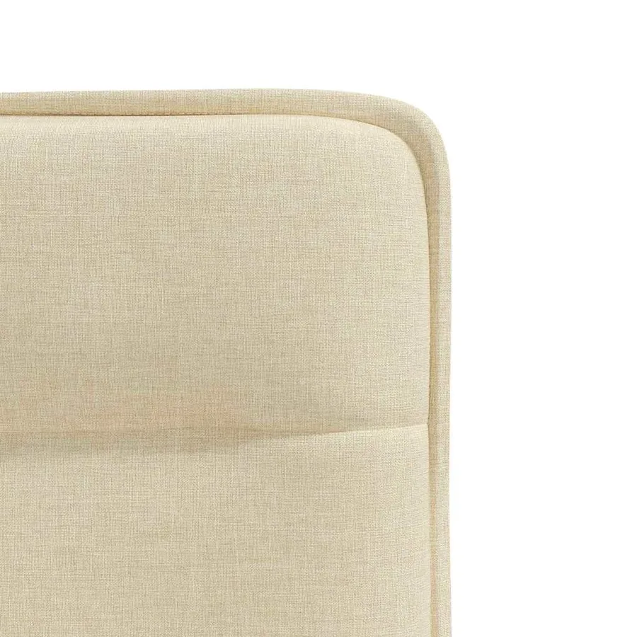 Chaises à manger lot de 2 crème tissu - 7