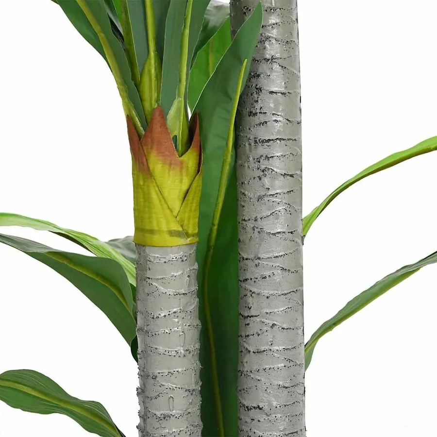 Arbre artificiel dracaena 36 feuilles 120 cm vert - 4