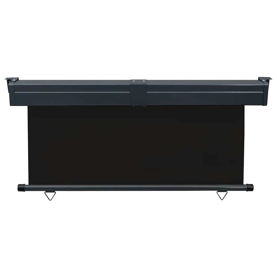 Auvent latéral de balcon 165x250 cm noir - 4