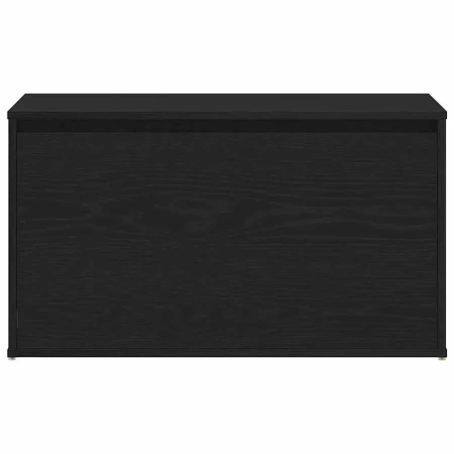 Banc d'entrée Chêne noir 80 x 40 x 45 cm Bois d'ingénierie - 7