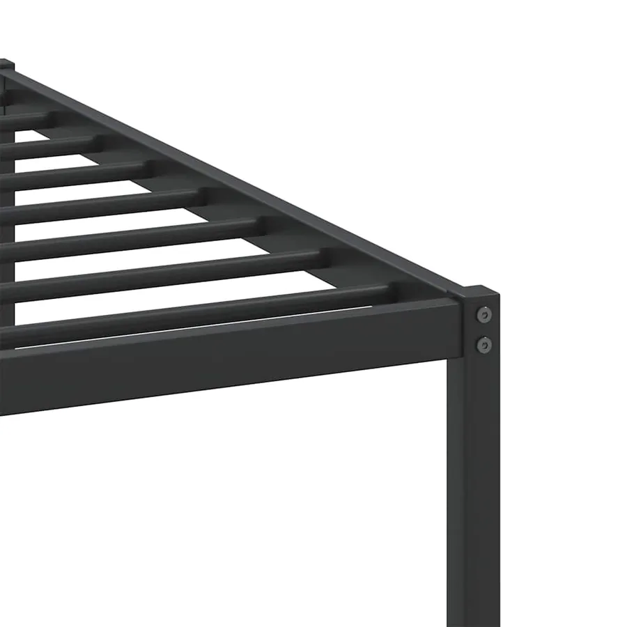 Cadre de lit sans matelas chêne fumé 200x200 cm bois ingénierie - 10