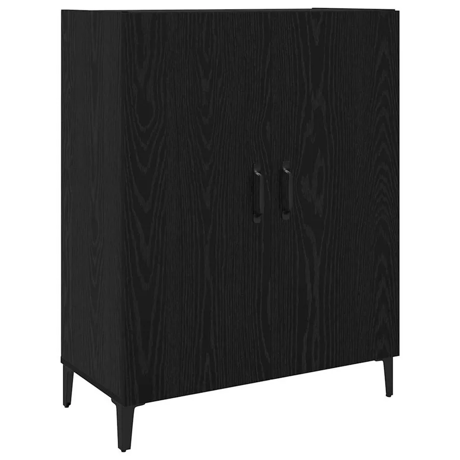Haut Armoire Chêne noir 69,5 x 32,5 x 180 cm Bois d'ingénierie - 7