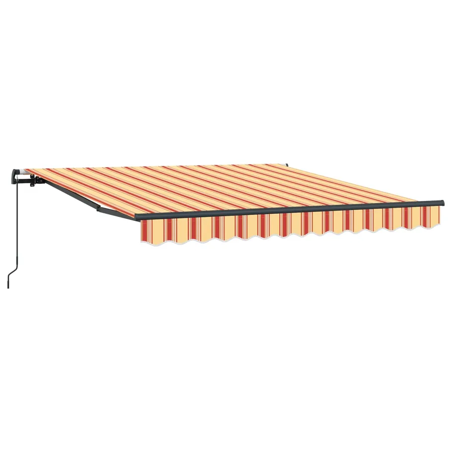 Auvent rétractable Jaune et Orange 350 x 250 cm - 4