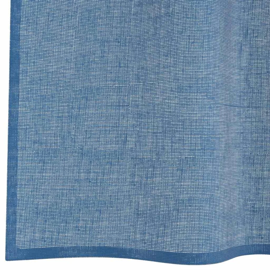 Rideaux en voile avec boucles 2 pcs bleu royal 140x140 cm - 6