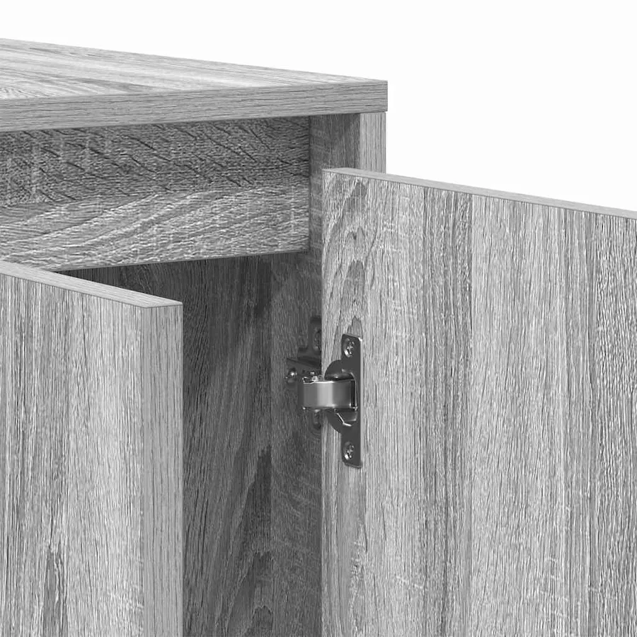 Buffet Gris Sonoma 135 x 41 x 75 cm Bois d'ingénierie - 10